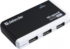 Разветвитель Defender Quadro Infix USB2.0, 4порта фото №12528