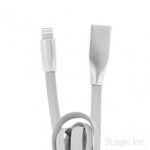 Кабель ACD USB - 8-pin для Apple, длина 1.2 м, TPE, белый (ACD-U922-P5W) фото №12555