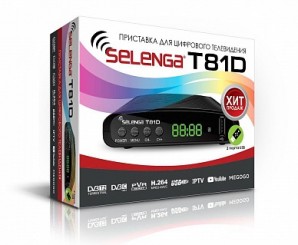 Ресивер цифровой DVB-T2 SELENGA T81D фото №12672