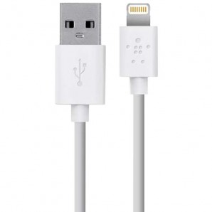 Кабель ACD USB - 8-pin для Apple, длина 1м, кожа, белый (ACD-U926-P5W) фото №12744