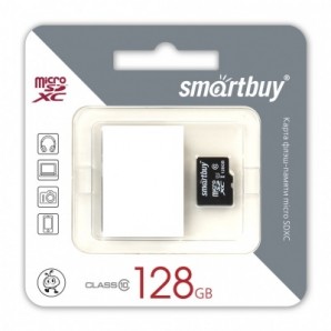 Память MicroSDXC 128GB Smart Buy Class 10 UHS-1 без адаптера фото №12839