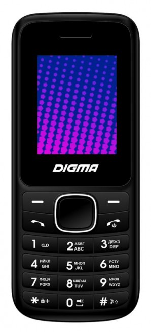 Мобильный телефон Digma Linx A170 2G черный 1.77" TFT 128x160 BT фото №12940