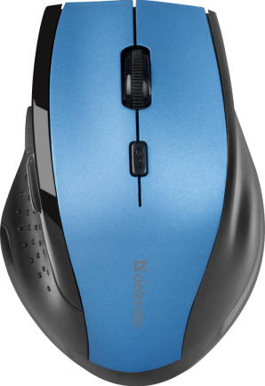 Мышь беспроводная Defender Accura MM-365 синий,6 кнопок, 800-1600 dpi фото №12990