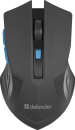 Мышь беспроводная Defender Accura MM-275 синий,6 кнопок, 800-1600 dpi фото №12993