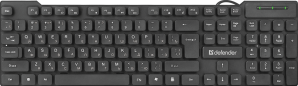 Клавиатура Defender HB-260 OfficeMate RU,черный,мультимедиа фото №13326