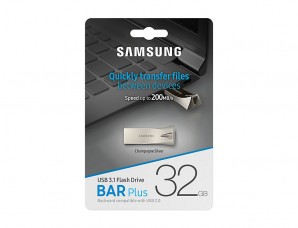 Память Flash USB 32 Gb Samsung Bar Plus 32GB Silver (MUF-32BE3/APC) USB 3.1 фото №13366