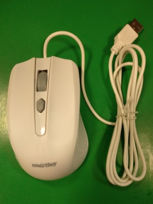 Мышь Smartbuy 352 USB белая (SBM-352-WK) фото №13580