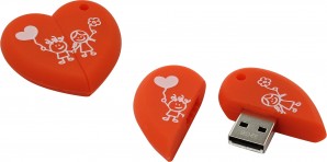 Память Flash USB 32 Gb Smart Buy Wild series Сердце (SB32GBHeart) фото №13612