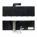 Клавиатура для ноутбука VB-007054 TOP-100485 Dell Inspiron 15R, XPS 17 Series. Плоский Enter. Черная, с черной рамкой. PN: NSK-DY0SW, 9Z.N5YSW.00R. фото №13936