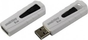 Память Flash USB 08 Gb Smart Buy IRON White фото №13955