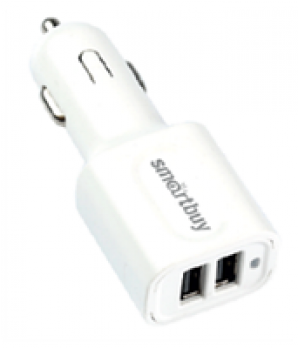 Автомобильный адаптер SmartBuy® TURBO QC3.0, 3А+QC3.0, 3А, белое, 2 USB (SBP-2032) фото №13960