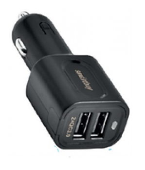 Автомобильный адаптер SmartBuy® TURBO QC3.0, 3А+QC3.0, 3А, черное,  2 USB (SBP-2031) фото №13966