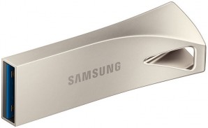 Память Flash USB 128 Gb Samsung Bar Plus Silver USB 3.1 (MUF-128BE3/APC) фото №14001