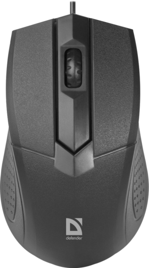 Мышь Defender MB-270 Optimum черный,3 кнопки,1000 dpi фото №14013