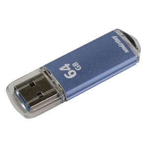 Память Flash USB 64 Gb Smart Buy V-Cut Blue USB 3.0 фото №14158