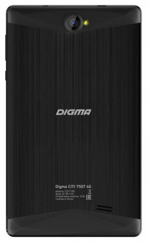 Планшет Digma CITI 7507 4G SC9832 4C/2Gb/32Gb 7" IPS 1280x800/3G/4G/And7.0/черный/BT/GPS/5Mpix/2Mpix фото №14160