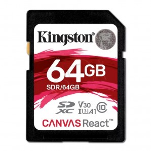 Память SDXC Card 064 Gb Kingston UHS-I Canvas Select up to 100MB/s (SDR/64GB) фото №14187