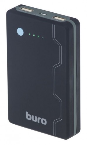 Внешний аккумулятор Buro RA-13000-QC3.0 Li-Ion 13000mAh 3A+1.5A черный 3xUSB фото №14216