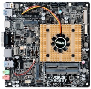 Материнская плата Asus N3050T, Dual-Core Celeron®N3050 (1.6 GHz), 2xDDR3 SO-DIMM-1600, D-SUB+HDMI, 2xmini-PCIe, 2xSATA3, 1xmini-SATA, 8 Ch Audio, GLan, 4xUSB3.1, mITX, RTL фото №14248