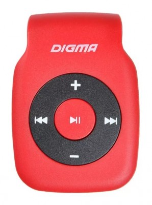 Плеер Flash Digma P2 красный/черный/microSD/clip фото №14346