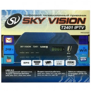 Ресивер цифровой DVB-T2 SKY VISION T2401 фото №14398