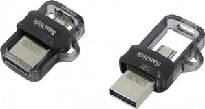 Память Flash USB 128 Gb SanDisk Dual Drive Ultra OTG (SDDD3-128G-G46) USB3.0 фото №14518