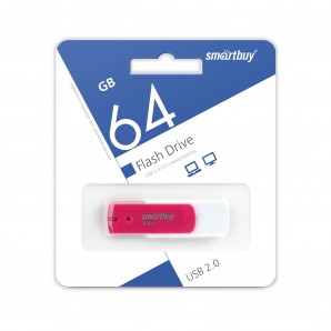 Память Flash USB 64 Gb Smart Buy Diamond Pink фото №14543