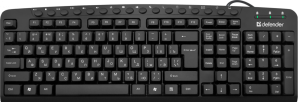 Клавиатура Defender HB-470 Focus RU,черный,мультимедиа фото №14603