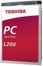 Жёсткий диск Toshiba 1000GB L200 HDWL110UZSVA (SATA 6Gb/s, 5400 rpm, 128Mb, 7mm) Slim фото №14614