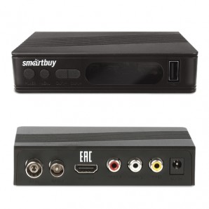 Ресивер цифровой DVB-T2 SmartBay 3 тюльпана, HDMI, RF OUT, USB, пульт, блок питания, GX3235, R836 фото №14626