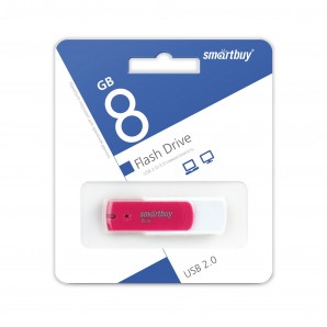 Память Flash USB 08 Gb Smart Buy Diamond Pink фото №14632
