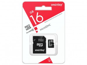 Память MicroSDHC 016Gb Smart Buy Class 10 LE (с адаптером) фото №15130