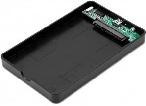 Внешний корпус Gembird EE2-U2S-40P, черный, USB 2.0, SATA, пластик фото №15186
