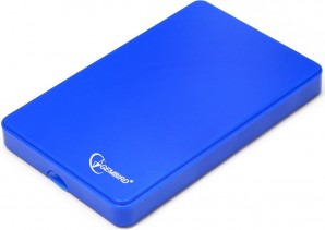 Внешний корпус Gembird EE2-U2S-40P-B, синий, USB 2.0, SATA, пластик фото №15187