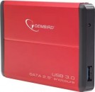 Внешний корпус Gembird EE2-U3S-2-R, красный, USB 3.0, SATA фото №15190