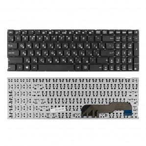 Клавиатура для ноутбука VB-017694 KB-101718 Asus X541NA, X541NC, X541SA, X541SC, X541UA Series. Плоский Enter. Черная, без рамки. PN: 9Z.ND00OM.00R, AEXJB00110. фото №15230
