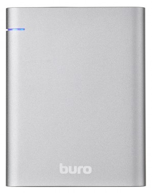 Внешний аккумулятор Buro RCL-21000 Li-Pol 21000mAh 2.1A темно-серый 2xUSB фото №15253