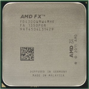 Процессор AMD FX-4300 (Soc-AM3+) (2048 Кб x2 + 4Мб) 64-bit 3,8-4,0 GHz Piledriver BOX фото №15255