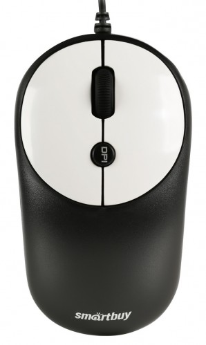 Мышь Smartbuy 382 USB черно-белая (SBM-382-W) фото №15357