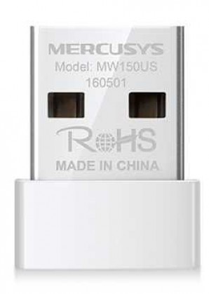 Беспроводная сетевая карта Mercusys MW150US USB 2.0 (ант.внутр.) 1ант. фото №15431