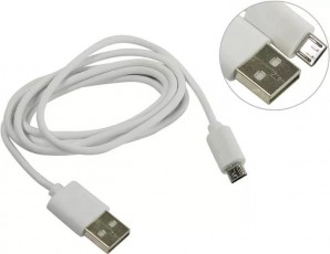 Кабель USB -Am/microB 5p 1.0м Smartbuy белый (iK-12 white) фото №15506