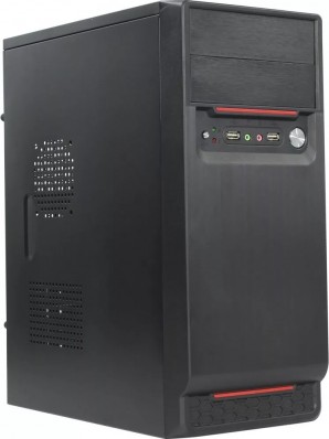 Корпус Exegate AA-324 <Black, <AA500W,  ATX, 2*SATA, 2*USB, Audio> фото №15674