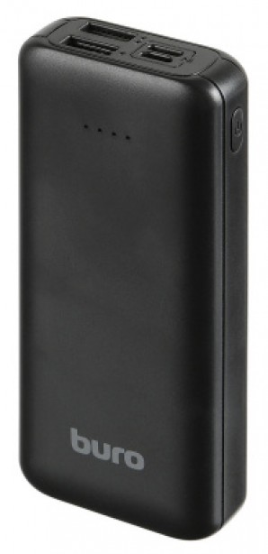 Внешний аккумулятор Buro RA-10000SM Li-Pol 10000mAh 3A+1.5A черный 2xUSB фото №15693
