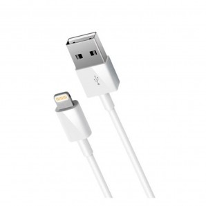 Кабель Smartbuy (iK-512FC white) USB - 8-pin для Apple, 1м 2A, fast charge фото №15739