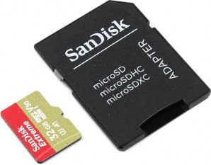Память MicroSDHC 032Gb SanDisk Class10 Extreme UHS-I U3 100MB/s с адапт (SDSQXAF-032G-GN6MA) фото №15745