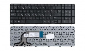 Клавиатура для ноутбука VB-009053 HP Pavilion 15-e черная с рамкой фото №15755