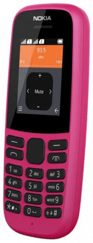 Мобильный телефон Nokia 105 SS Pink [16KIGP01A13] фото №15765