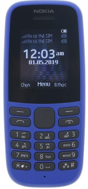 Мобильный телефон Nokia 105 SS Blue [16KIGL01A13] фото №15768