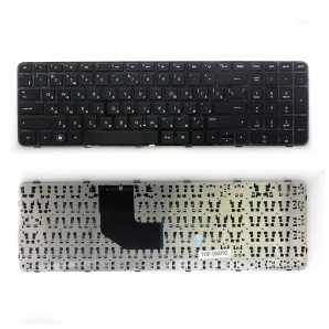 Клавиатура для ноутбука TOP-100292 HP Pavilion G6-2000, G6-2100, G6-2200, G6-2300 Series. Плоский Enter. Черная, с черной рамкой. PN: SG-55100-XAA. фото №15816