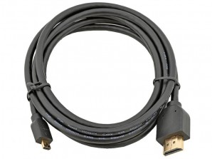 Кабель HDMI-microHDMI Gembird CC-HDMID-6, v1.3, 19M/19M, 1.8м, черный, позол.разъемы, экран, пакет фото №15937
